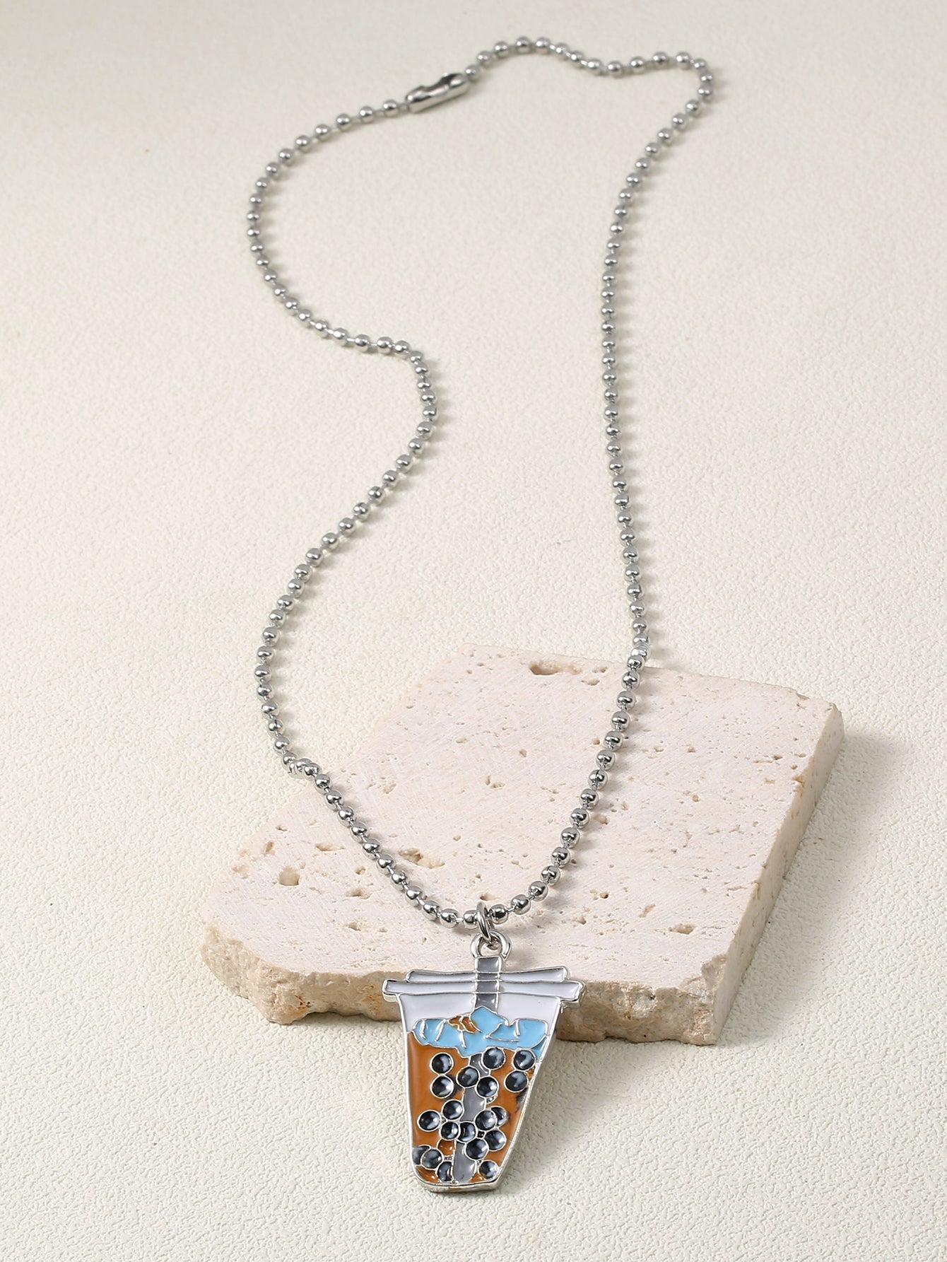 Boba Tea ( necklace )