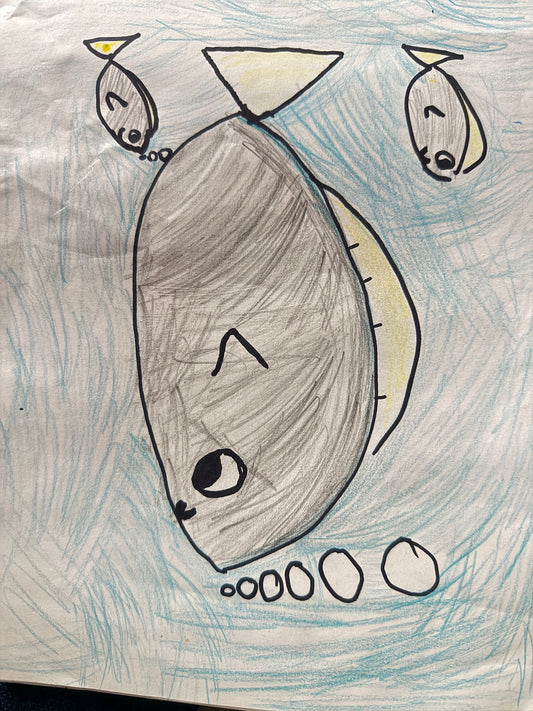 Mom Fish & Baby Fishes